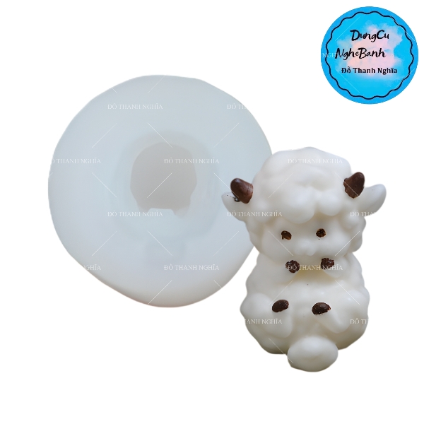 Khuôn Silicon - Động Vật - Cừu Nằm Ram