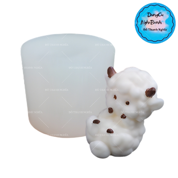 Khuôn Silicon - Động Vật - Cừu Nằm Ram