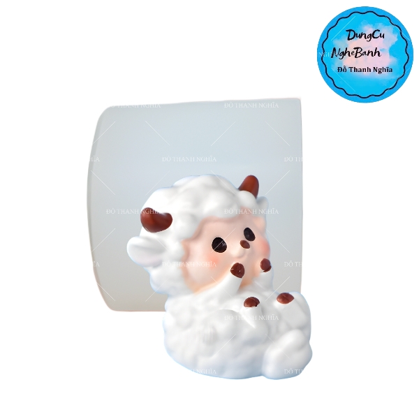 Khuôn Silicon - Động Vật - Cừu Nằm Ram