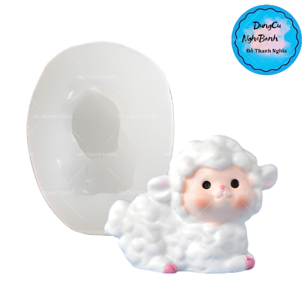 Khuôn Silicon - Động Vật - Cừu Bên