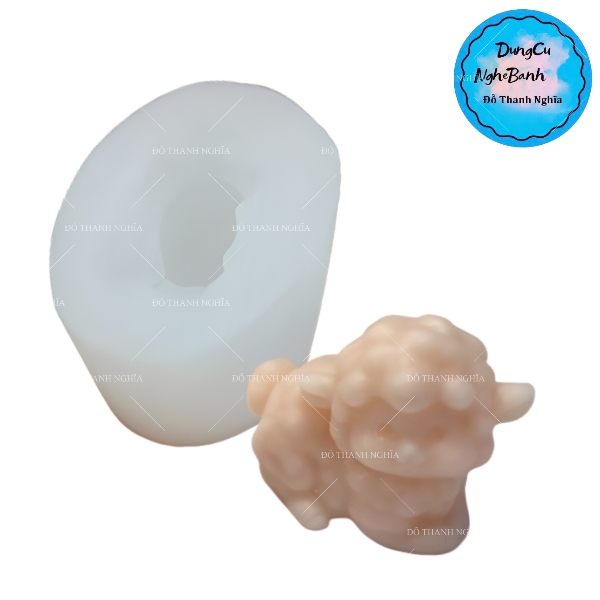Khuôn Silicon - Động Vật - Cừu Bên