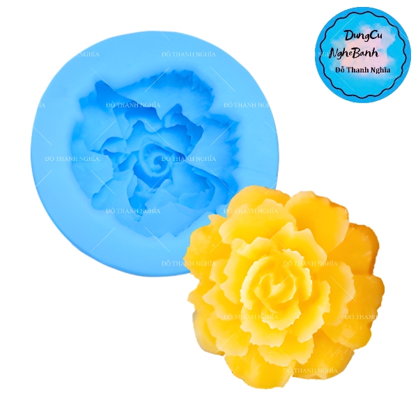 Khuôn Silicon - Hoa Cẩm Chướng - 6cm