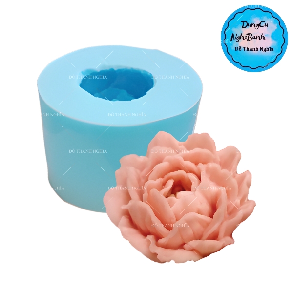 Khuôn Silicon - Hoa Cẩm Chướng P12 - 5cm