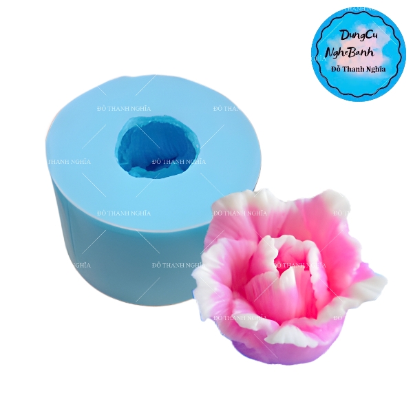 Khuôn Silicon - Hoa Cẩm Chướng - 5cm SL60K
