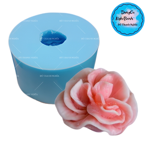 Khuôn Silicon - Hoa Cẩm Chướng Cuộn X10 - 5.2cm