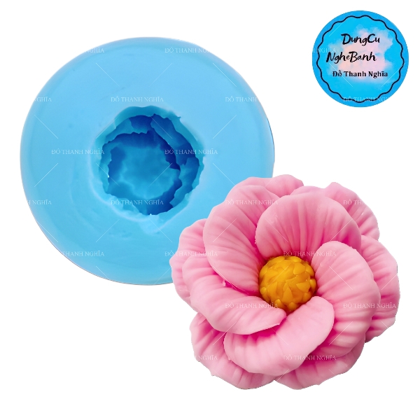 Khuôn Silicon - Hoa Cúc Thái E4 - 5.5cm