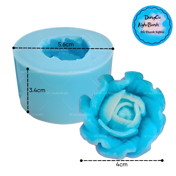 Khuôn Silicon - Hoa Cúc Thái E5 - 4cm