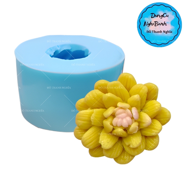 Khuôn Silicon - Hoa Cúc Thái E7