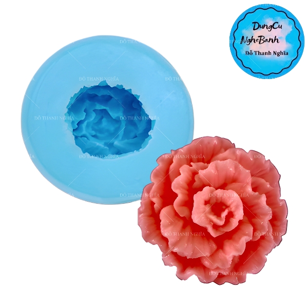 Khuôn Silicon - Hoa Cúc Thái E1 - 5.5cm