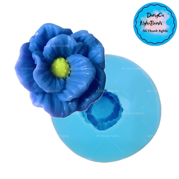 Khuôn Silicon - Hoa Cúc Xoay Thái M3 - 3.5cm