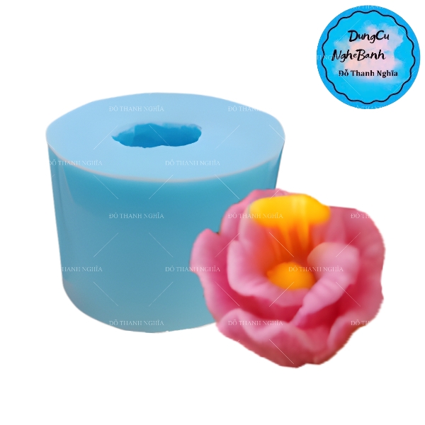 Khuôn Silicon - Hoa Cúc Xoay Thái M3 - 3.5cm