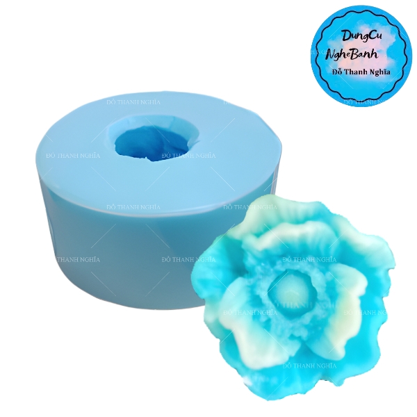 Khuôn Silicon - Hoa Cúc Thái Cánh Bướm - 6cm