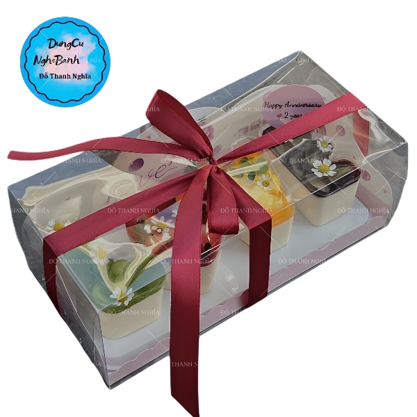 Hộp Nhựa - Ly Chữ LOVE - Kèm Hộp