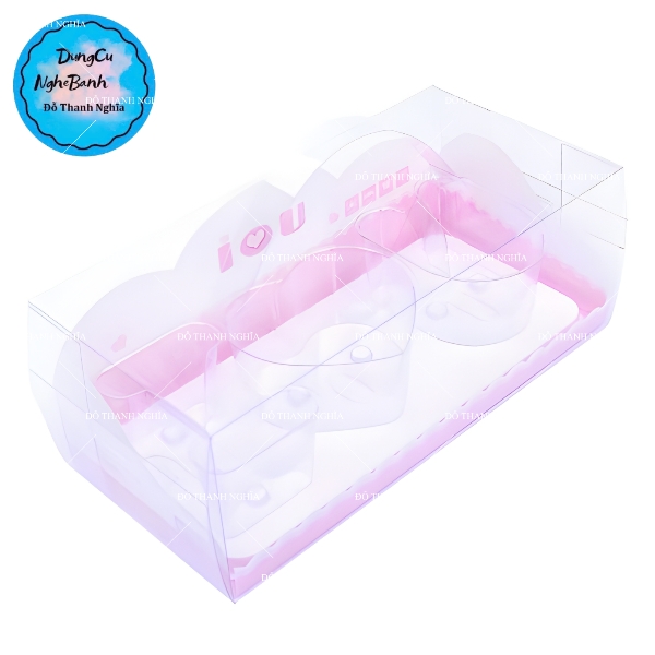 Hộp Nhựa - Ly Chữ I<3U (ILU) - Kèm Hộp