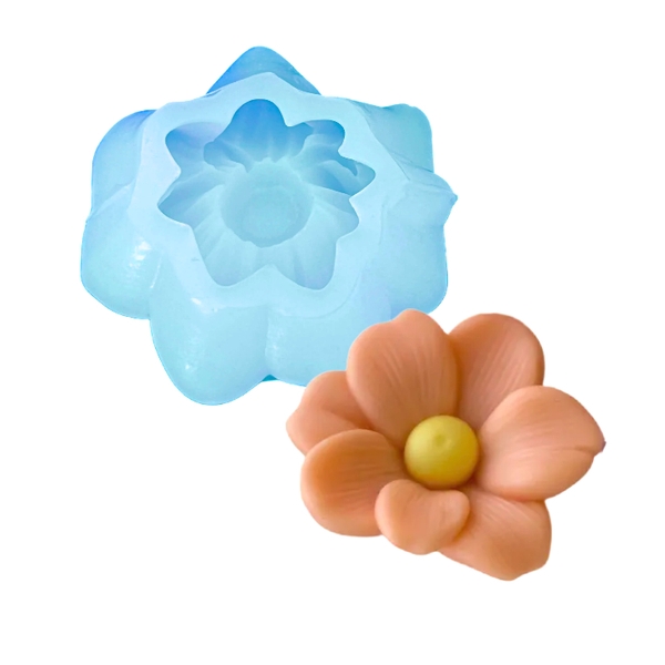 Khuôn Silicon - Hoa Cúc Phi Cánh Dày 6.5cm