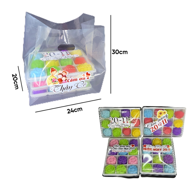 Bọc Túi Bao Chữ Nhật -24x20cm - 1Kg ( Đựng 12 Ngan)