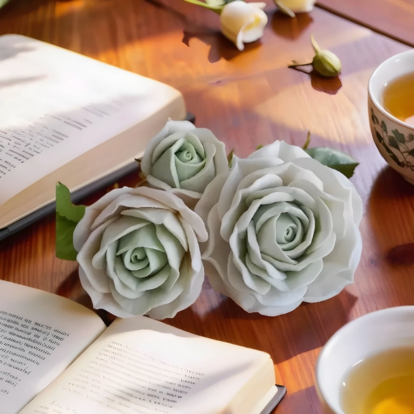 Khuôn Silicon - Hoa Hồng 8.5cm - SHH A09