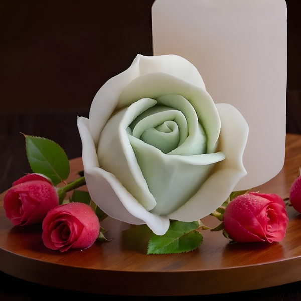 Khuôn Silicon - Hoa Hồng Nụ Búp 5cm