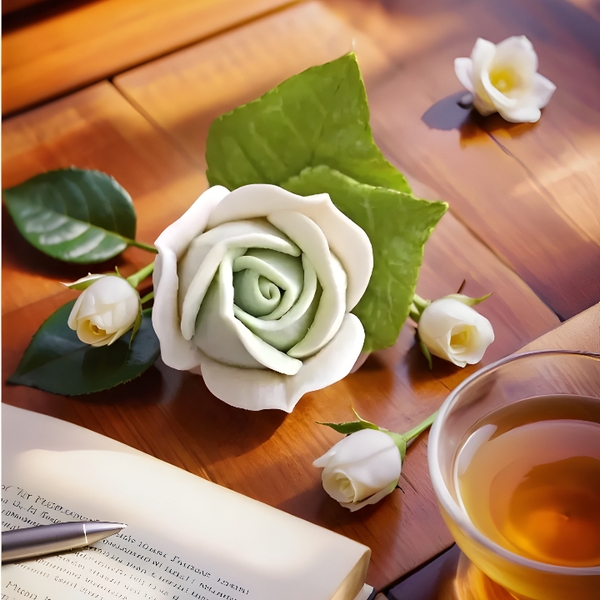 Khuôn Silicon - Hoa Hồng Nụ Búp 5cm