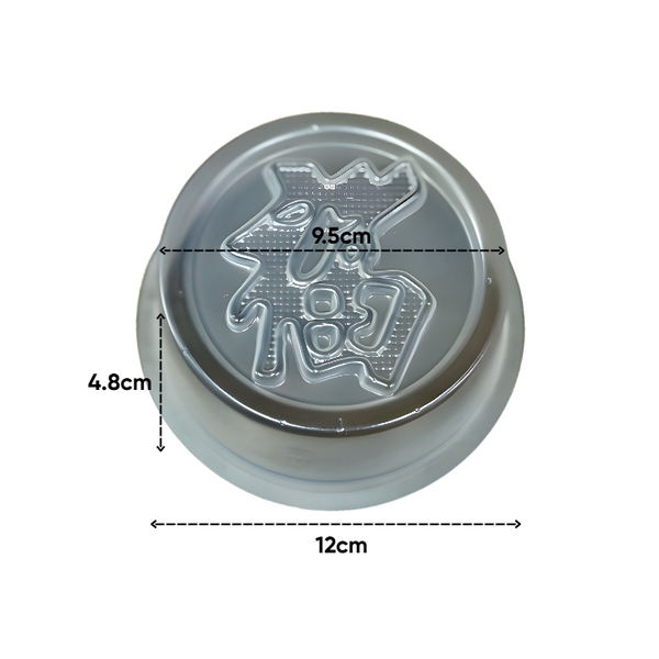 Khuôn Nhựa Vía Thần Tài Tròn - 10.5cm Cao 4.5cm