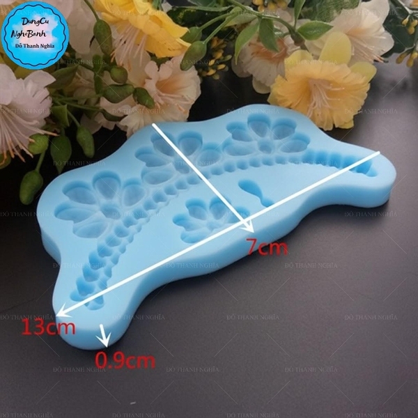 Khuôn Silicon - Viền Họa Tiết - Vòng Cổ Họa Tiết