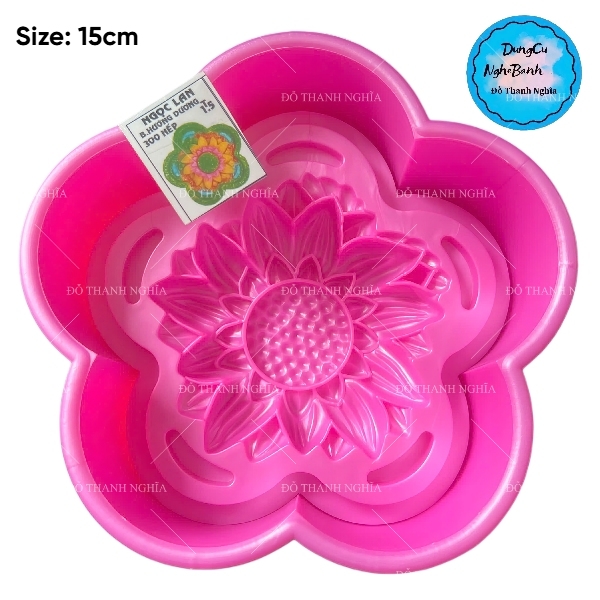 Khuôn Ấn Xôi - Mai 5 Cánh NL - 15cm - Hoa Hướng Dương