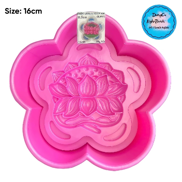Khuôn Ấn Xôi - Mai 5 Cánh NL - 16cm - Hoa Sen