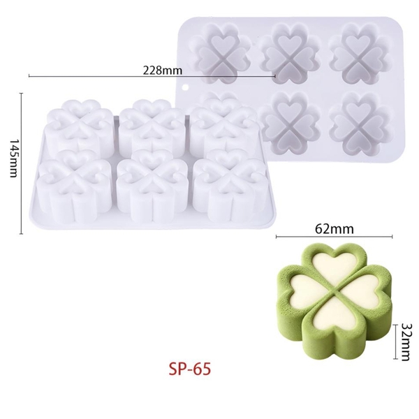 Khuôn Silicon - Vĩ Đế Cỏ 3 Lá 6c