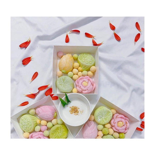 Khuôn Silicon - Chè Sen Set 4