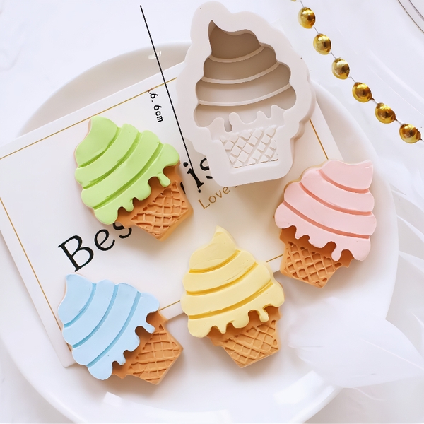 Khuôn Silicon - Cây Kem Cup 5.8cm 1c