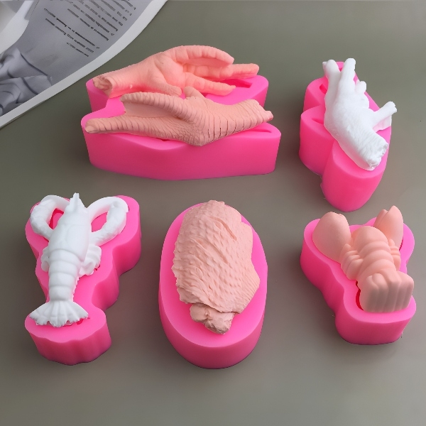 Khuôn Silicon - Món Ăn - Đùi Gà- Cánh Gà 7.5cm