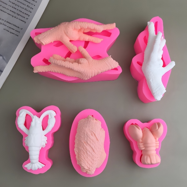 Khuôn Silicon - Món Ăn - Đùi Gà- Cánh Gà 7.5cm