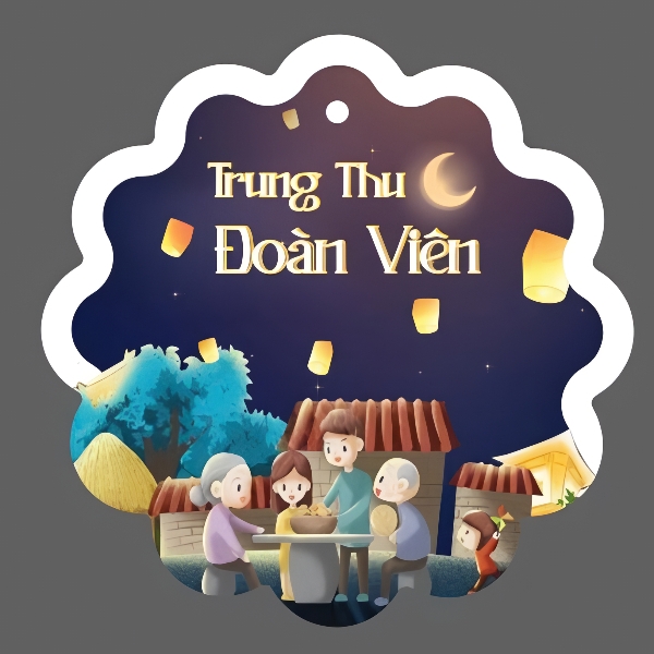 PKC - Phụ Kiện Cắm Thẻ Treo Trung Thu - Set 50 Thẻ  Mã 03