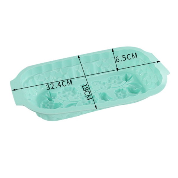 Khuôn Silicon - Đế - Chữ Nhật Hoa