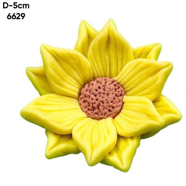 Khuôn Silicon - Hoa Cúc - Cánh Thẳng Nhọn - 5cm