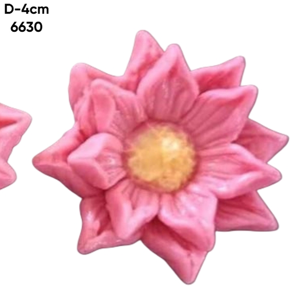 Khuôn Silicon - Hoa Cúc - Cánh Thẳng Nhọn - 4cm