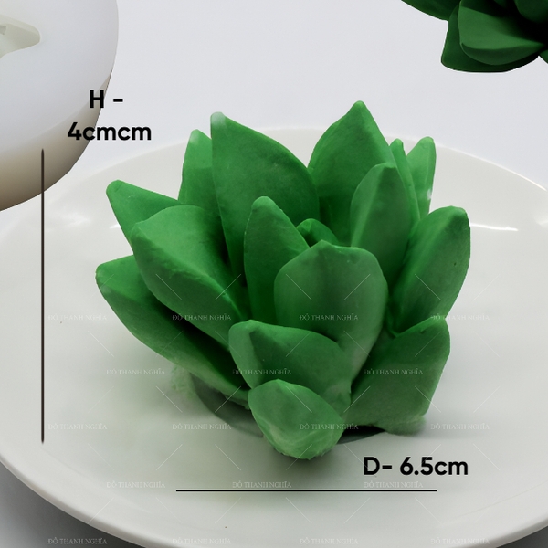 Khuôn Silicon - Sen Đá TIA - CÁNH TIA NHỌN 6.5CM L2