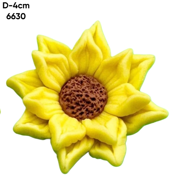 Khuôn Silicon - Hoa Cúc - Cánh Thẳng Nhọn - 4cm
