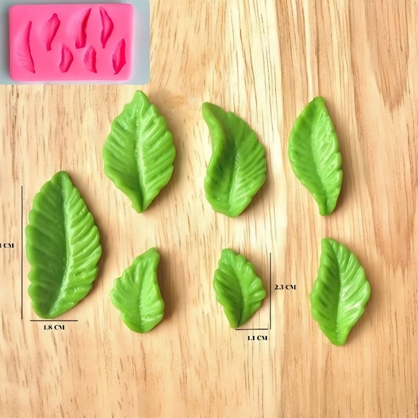 Khuôn Silicon - Lá Gân Thái 7c