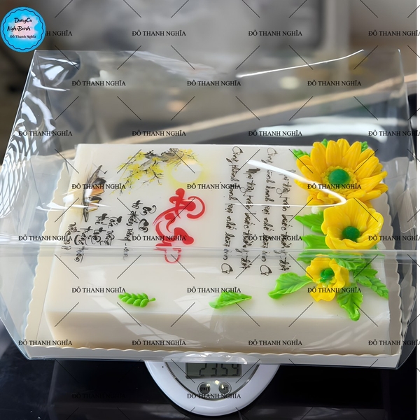 Hộp Nhựa - Chữ Nhật Đế Giấy - 26.5x18 Cao 14cm