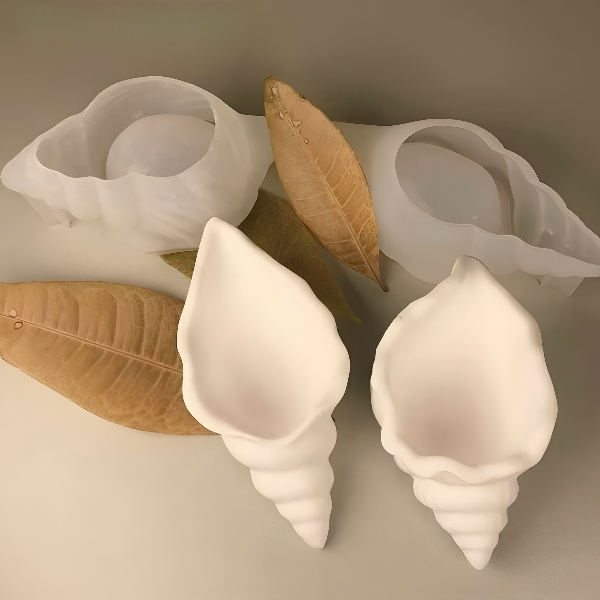 Khuôn Silicon - Sinh Vật Biển- Vỏ Sò Ốc 10cm