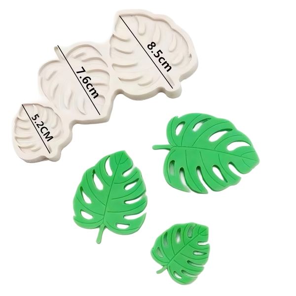 Khuôn Silicon - Lá Sake - Rừng - SLA - 5-7-8cm - Vĩ 3c