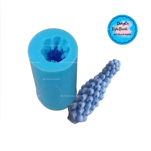Khuôn Silicon - Trái Cây - Chùm Trái Việt Quất 5cm