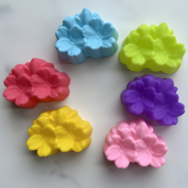 [10 cup] Khuôn Silicon - Cup Set 5cm - M88 Hoa Mai Chùm