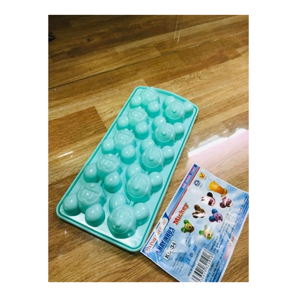 Khay Đá Nhựa VT - KD34 - 10c - Mặt Chuột Mickey