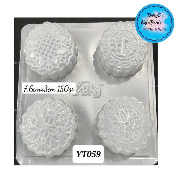 Vĩ Nhựa PP - Hoa - YT059 - Hoa 8x3cm