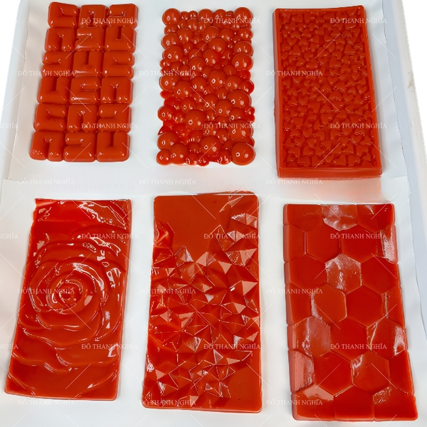 Khuôn Silicon - Viền VN - 17x8cm - VN16 - Viền Tròn To