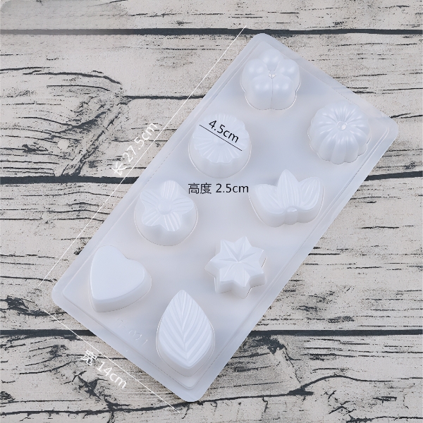 Vĩ Nhựa PP - 10 Mẫu Hoa Lá - yt 027 Khay Đá