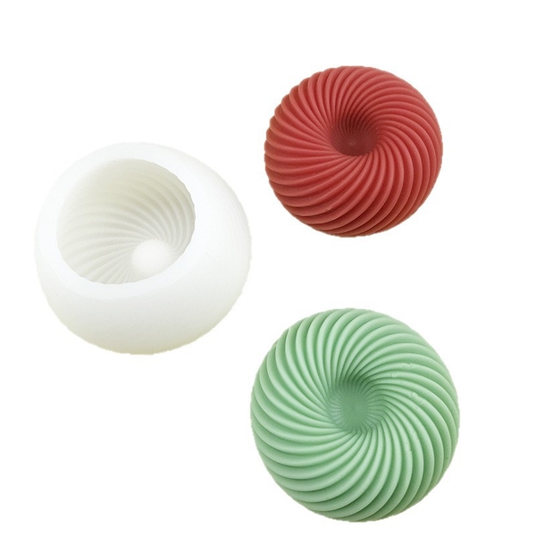 Khuôn Silicon - Trái Cây - Táo Xoắn 8cm