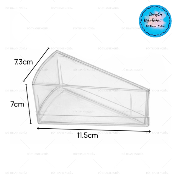 Hộp Nhựa - Hộp Tam Giác Không Nắp